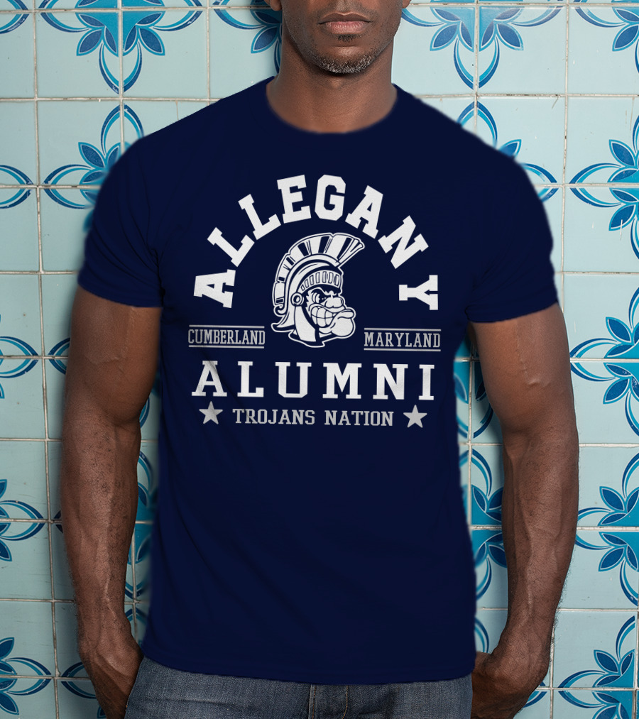 Allegany Cumberland Maryland Alumni Trojans Nation T-Shirt