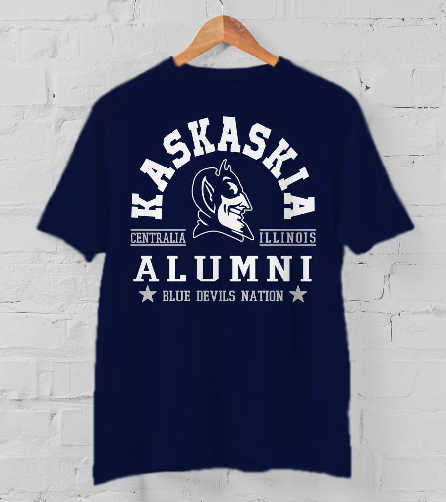 Kaskaskia College Alumni Centralia Illinois Blue Devils Nation T-Shirt