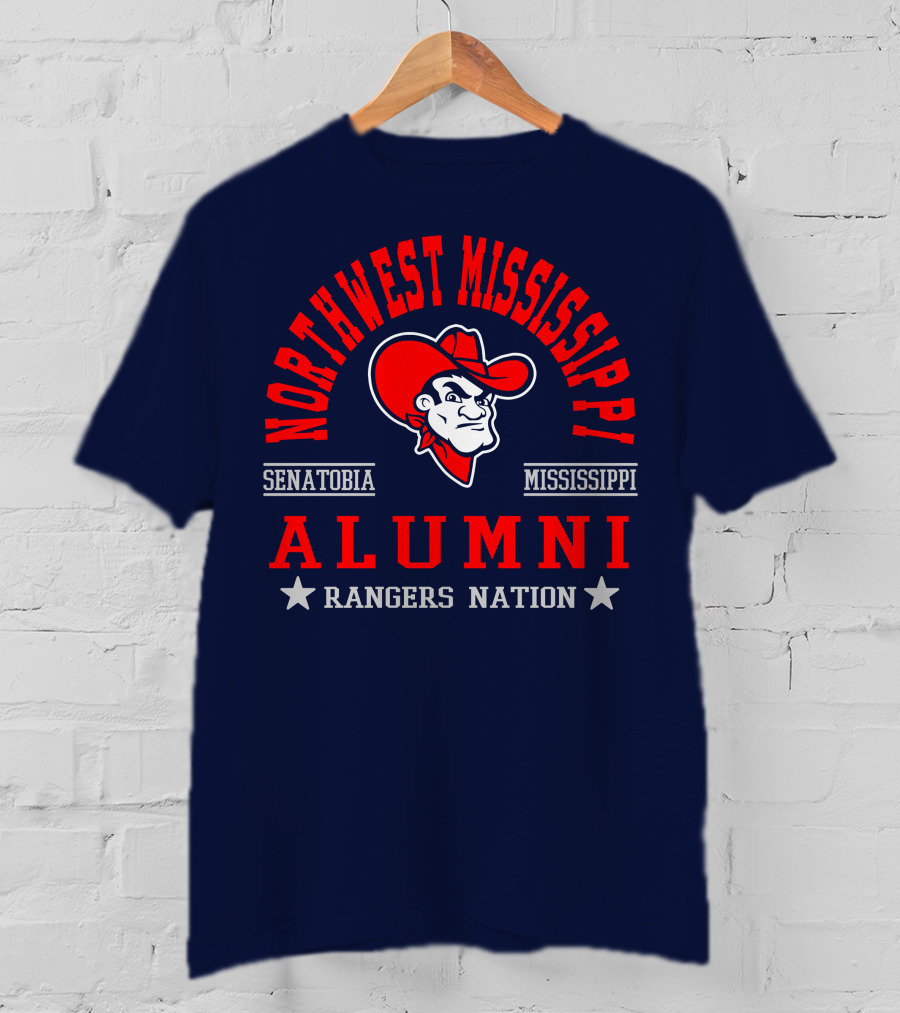 Northwest Mississippi Senatobia Alumni Rangers Nation T-Shirt