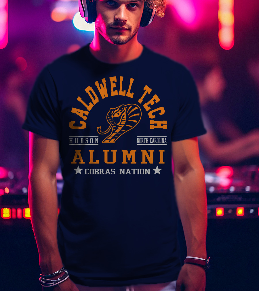 Caldwell Tech Alumni Cobras Nation Hudson North Carolina T-Shirt