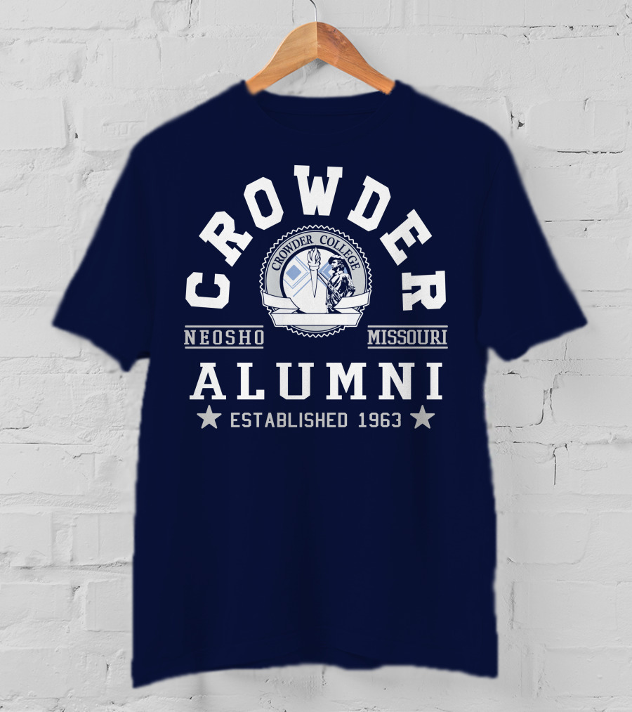Crowder College Alumni Neosho Missouri Established 1963 T-Shirt