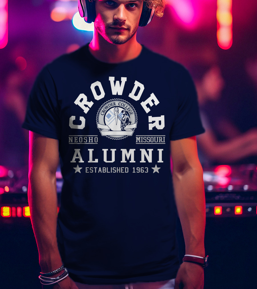 Crowder College Alumni Neosho Missouri Established 1963 T-Shirt