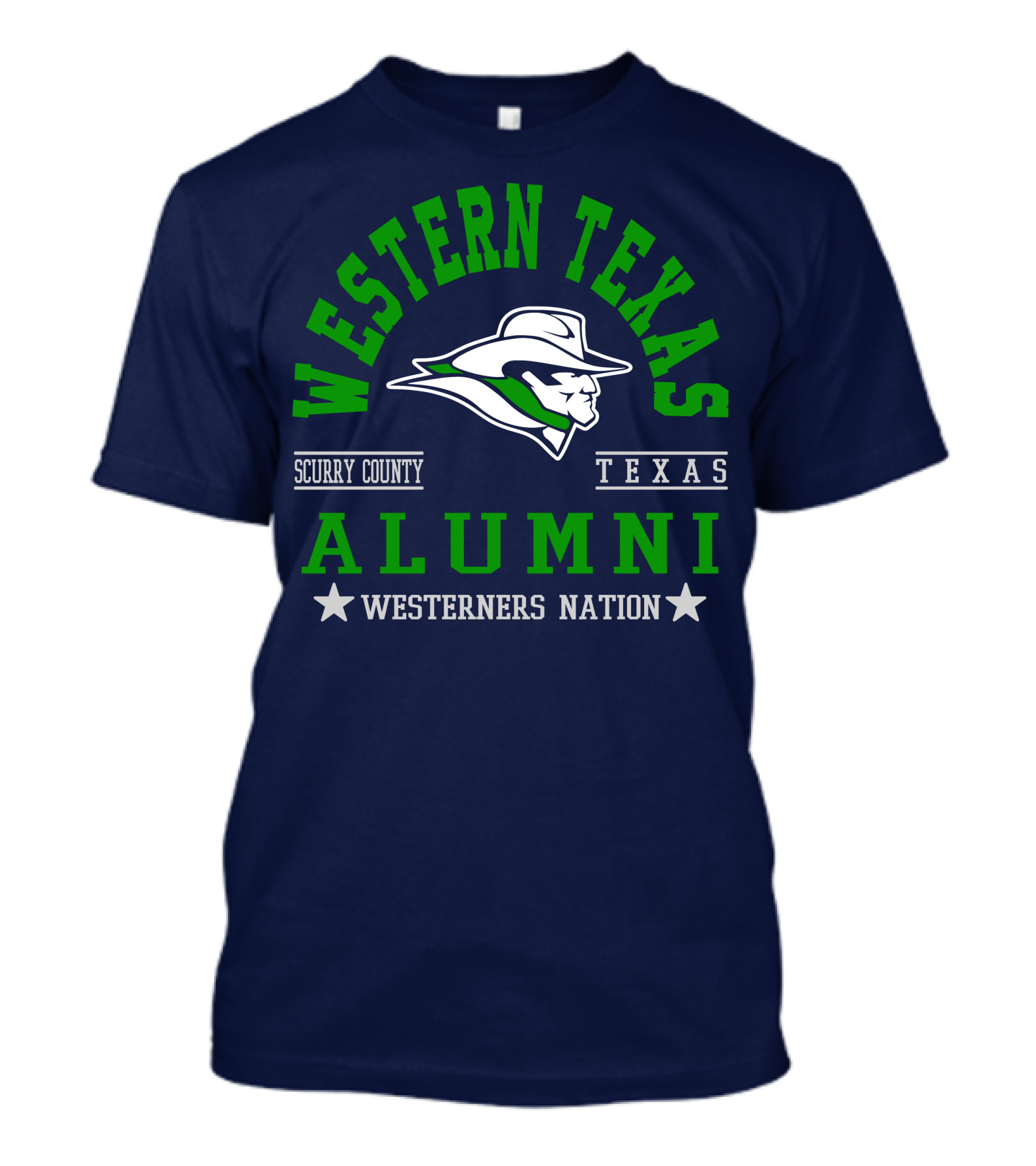 Western Texas Alumni Scurry County Westerners Nation T-Shirt
