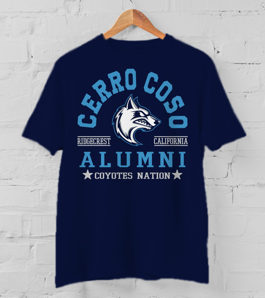 Cerro Coso Ridgecrest California Alumni Coyotes Nation T-Shirt