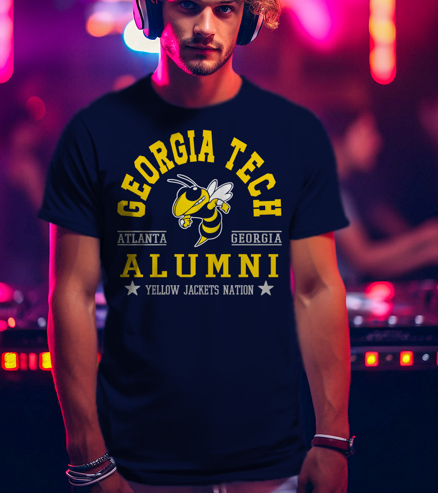Georgia Tech Alumni Yellow Jackets Nation Atlanta Georgia T-Shirt