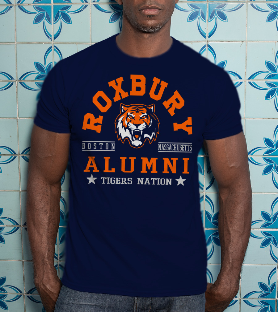 Roxbury Boston Massachusetts Alumni Tigers Nation T-Shirt