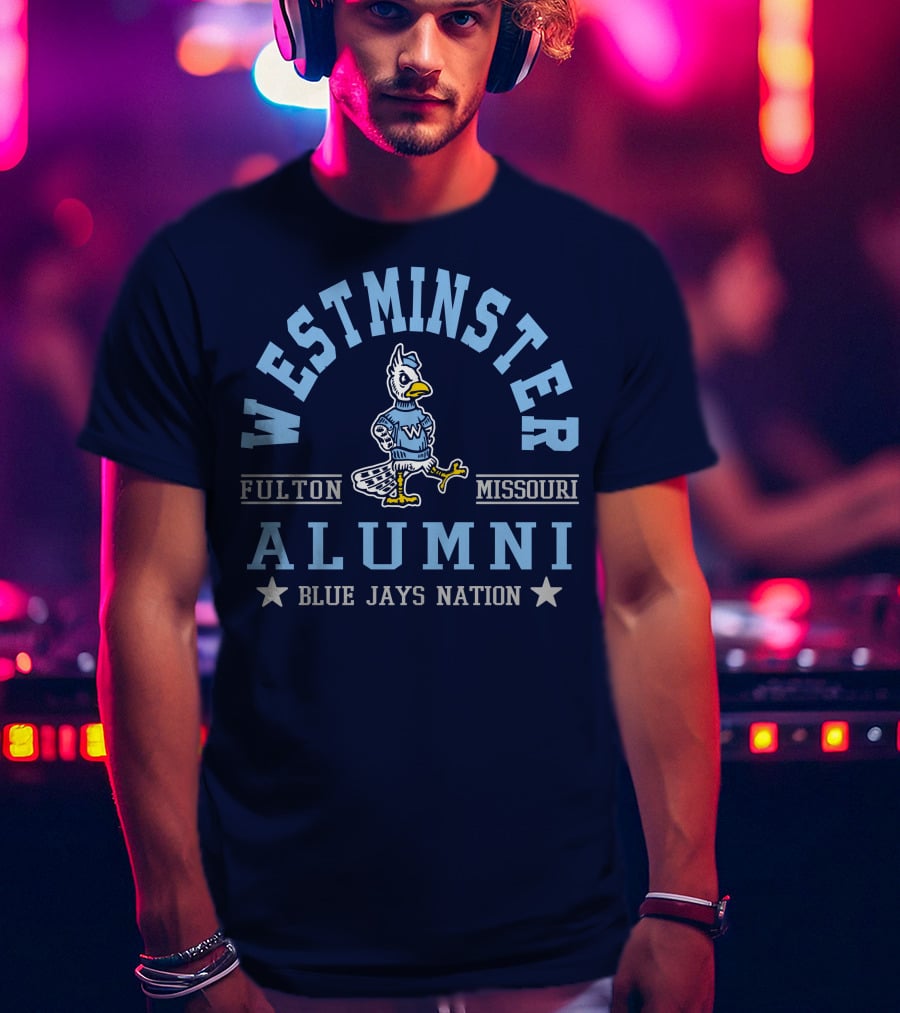 Westminster College Alumni Fulton Missouri Blue Jays Nation T-Shirt
