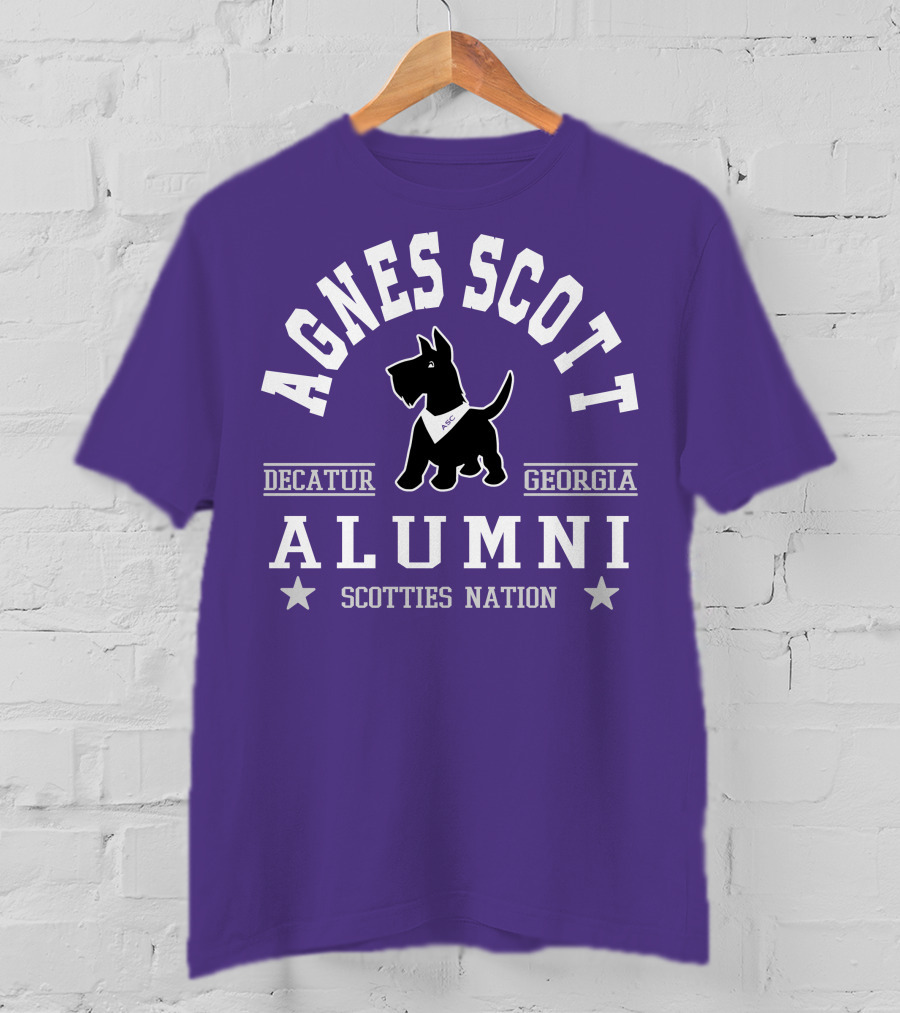 Agnes Scott College Alumni Scotties Nation Decatur Georgia T-Shirt