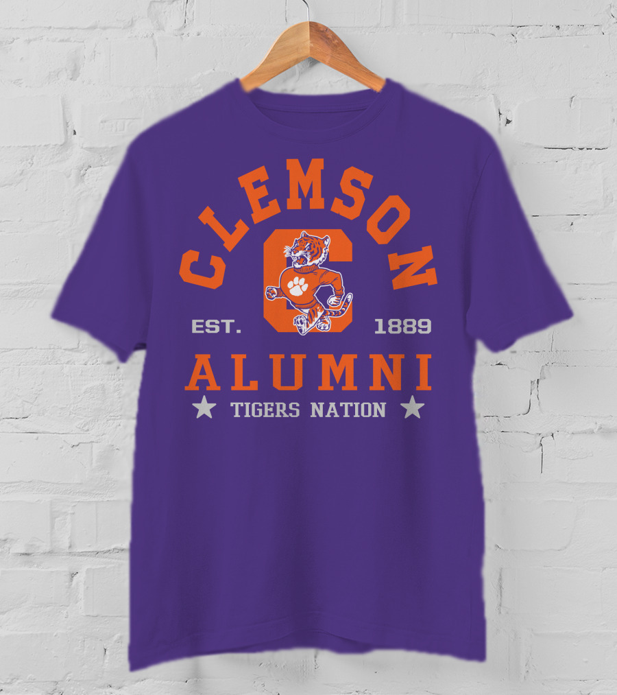Clemson Alumni Tigers Nation Est. 1889 T-Shirt