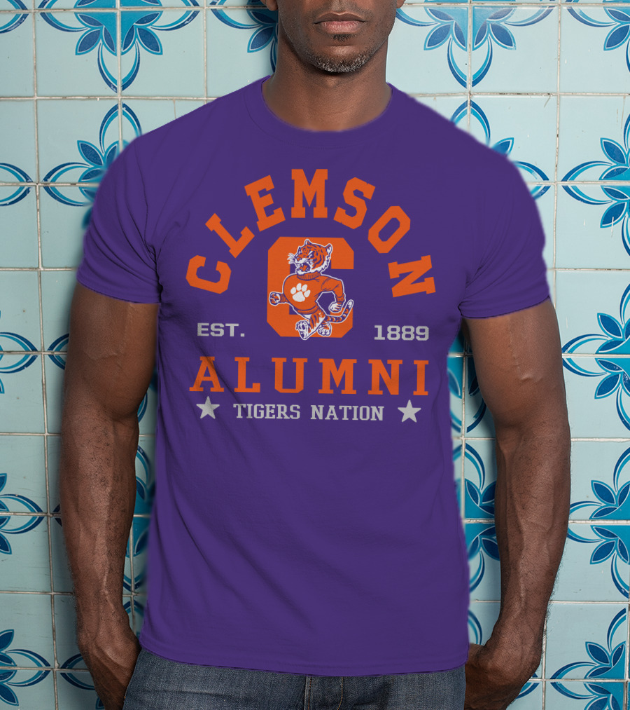 Clemson Alumni Tigers Nation Est. 1889 T-Shirt