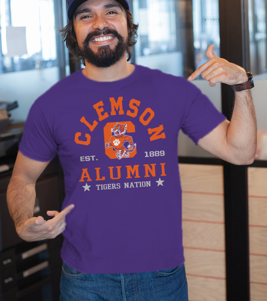 Clemson Alumni Tigers Nation Est. 1889 T-Shirt