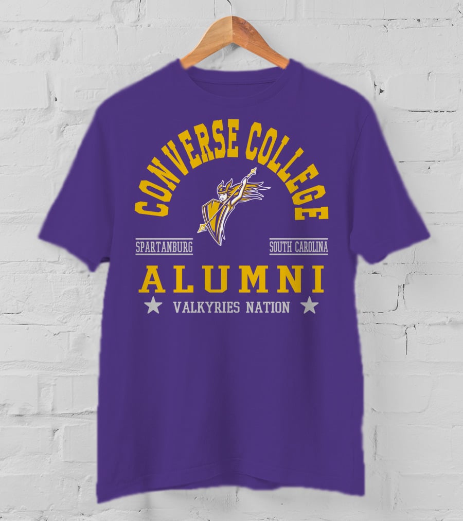 Converse College Alumni Valkyries Nation Spartanburg South Carolina T-Shirt