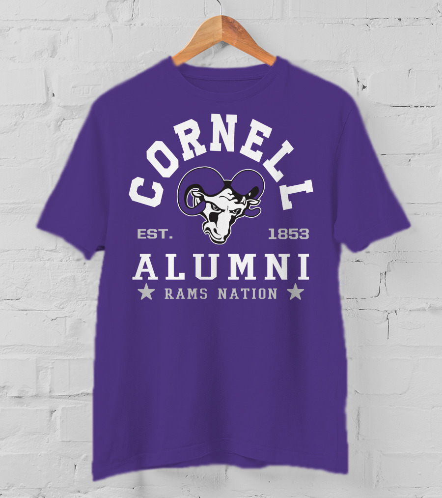 Cornell Alumni Rams Nation Est. 1853 T-Shirt