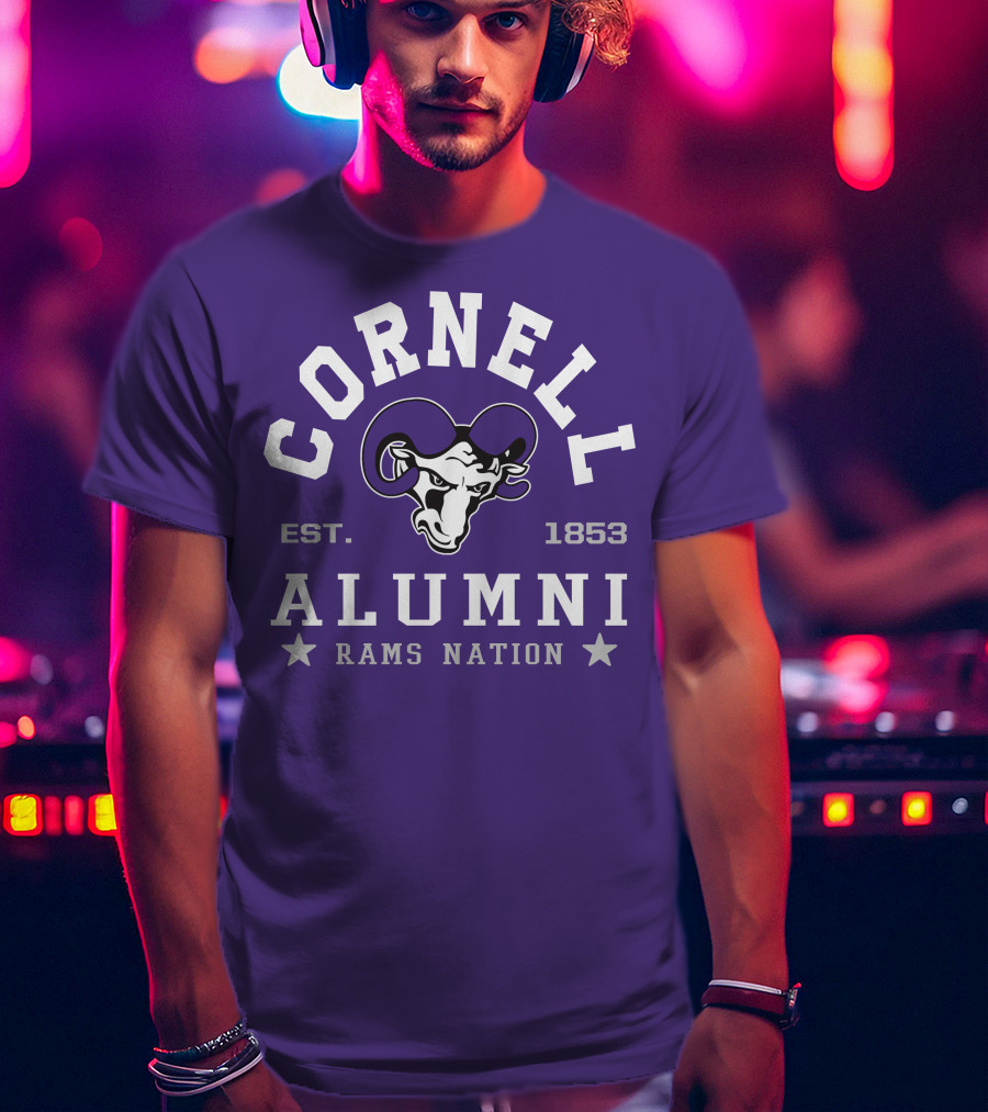 Cornell Alumni Rams Nation Est. 1853 T-Shirt