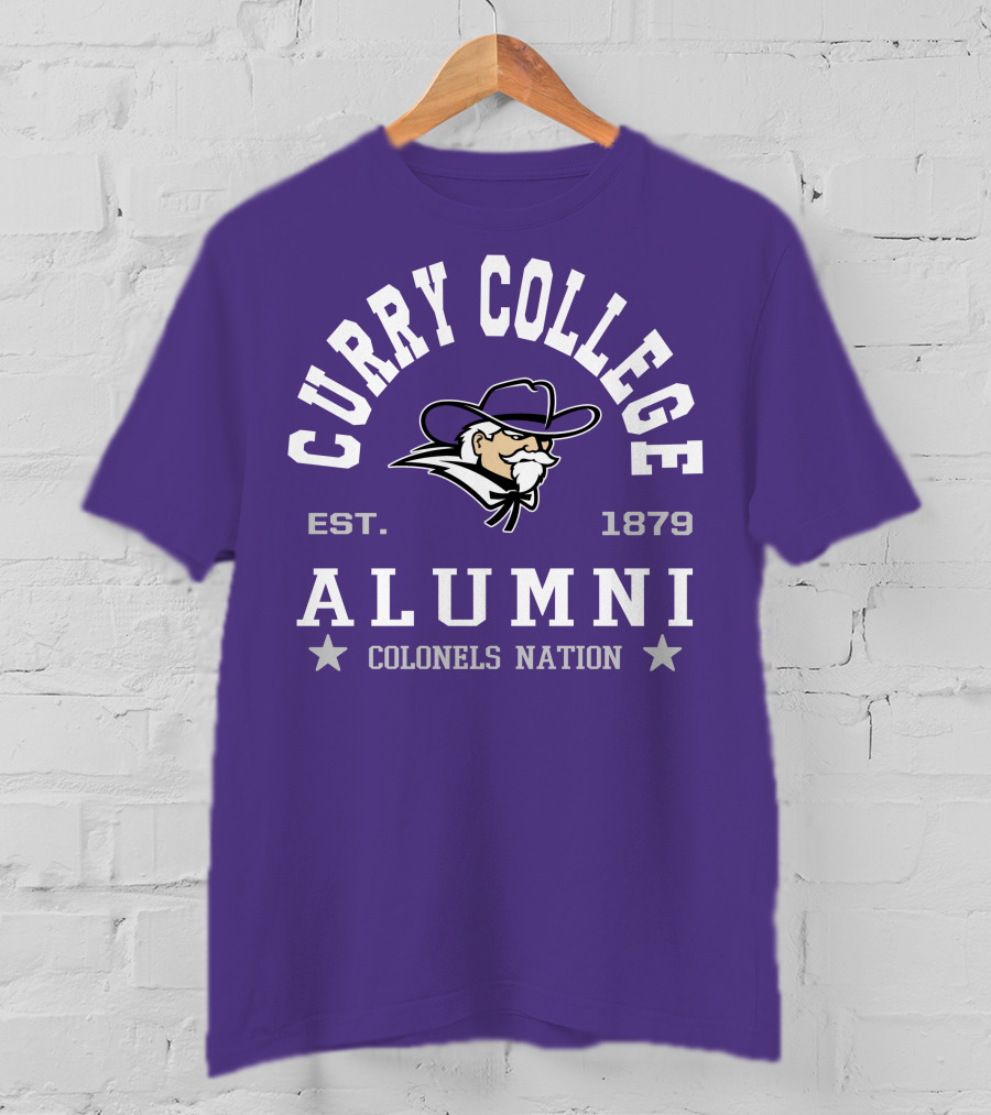 Curry College Alumni Colonels Nation Est. 1879 T-Shirt