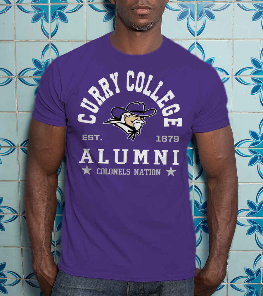 Curry College Alumni Colonels Nation Est. 1879 T-Shirt