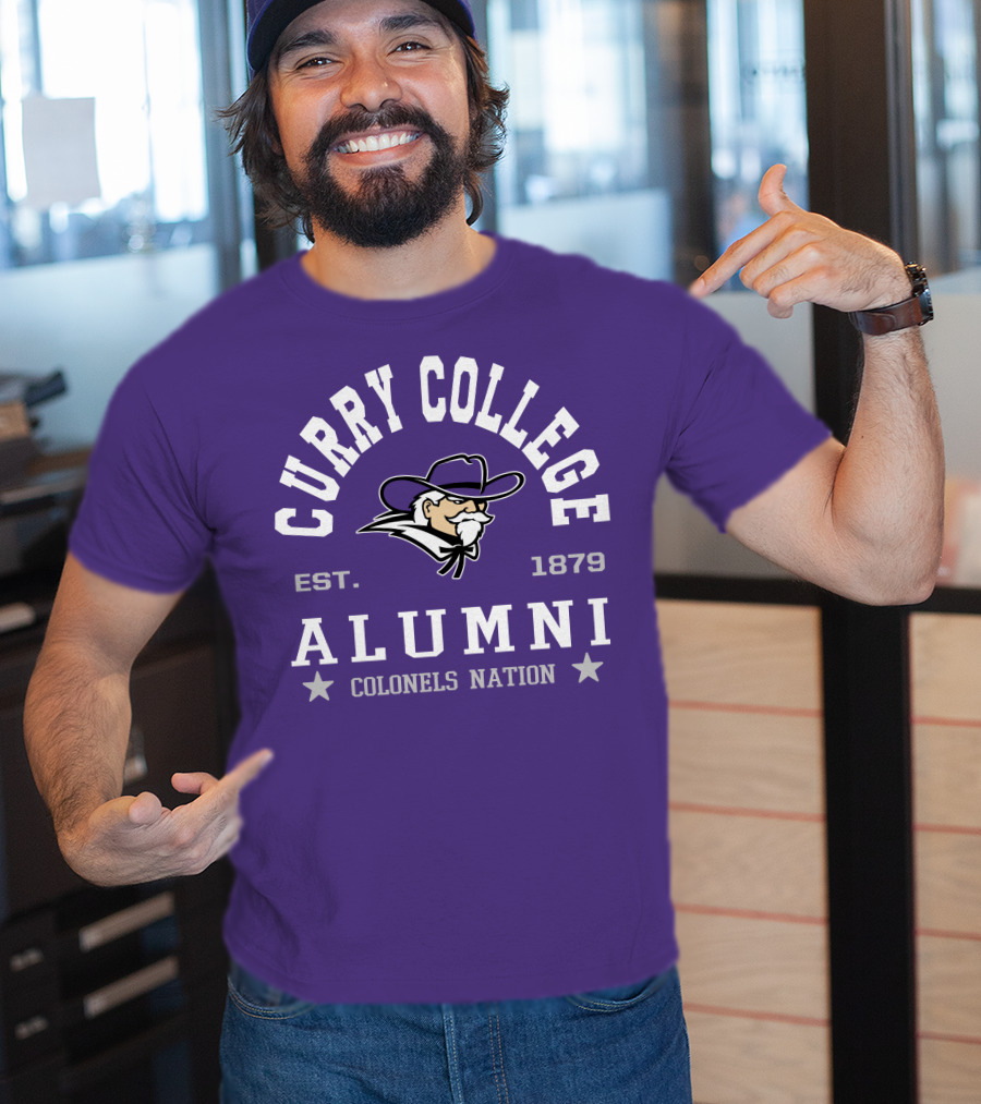 Curry College Alumni Colonels Nation Est. 1879 T-Shirt