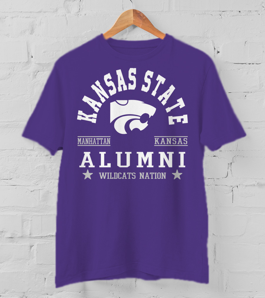 Kansas State Alumni Wildcats Nation Manhattan Kansas T-Shirt