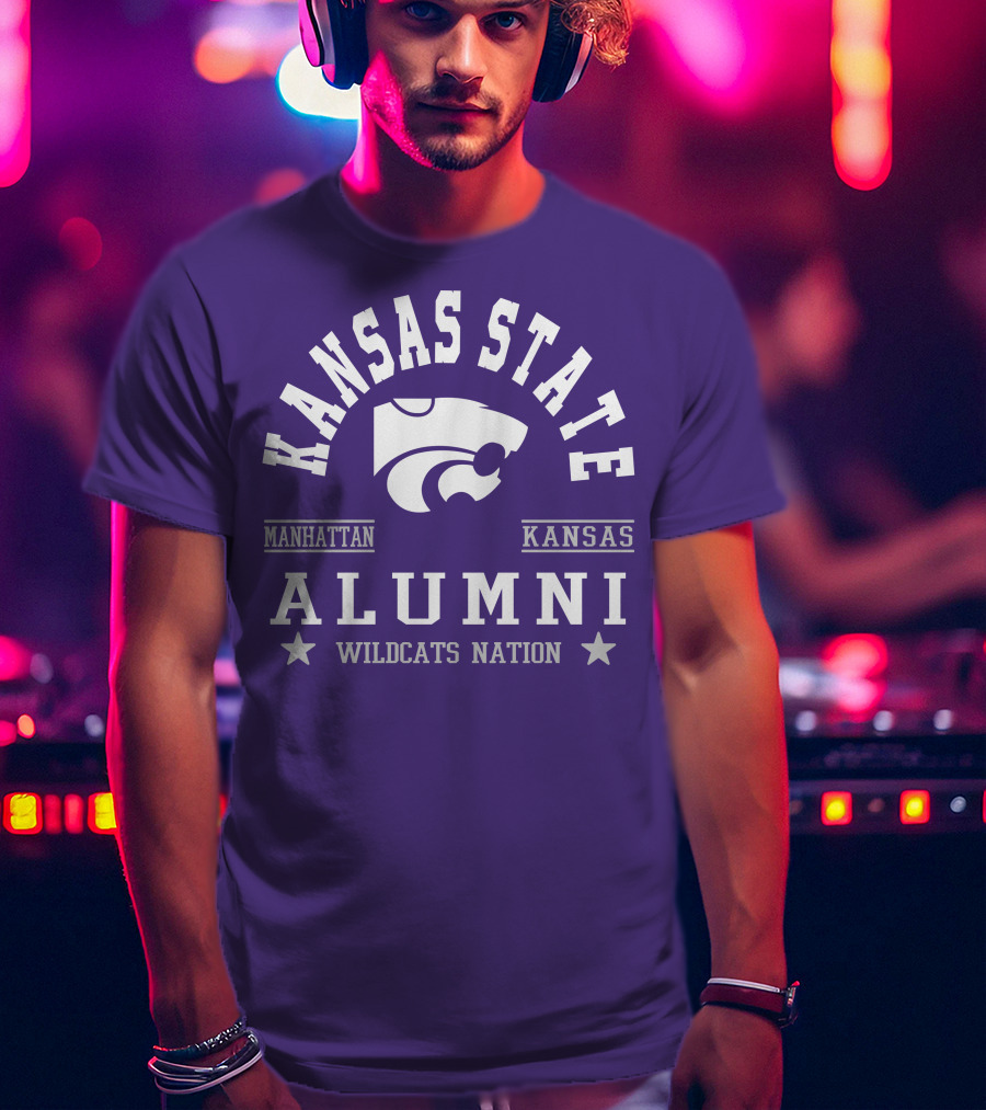 Kansas State Alumni Wildcats Nation Manhattan Kansas T-Shirt