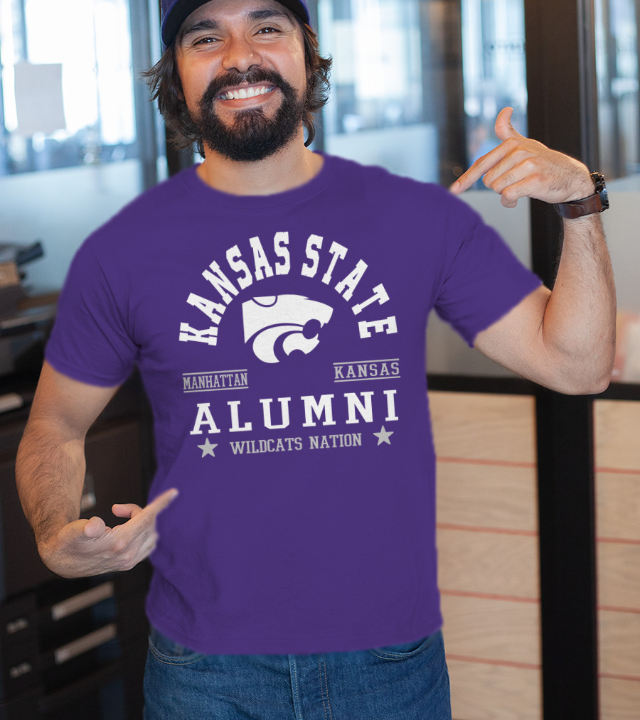Kansas State Alumni Wildcats Nation Manhattan Kansas T-Shirt