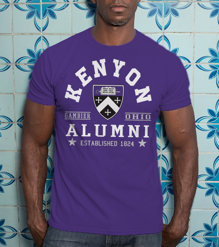 Kenyon College Alumni Gambier Ohio Established 1824 T-Shirt