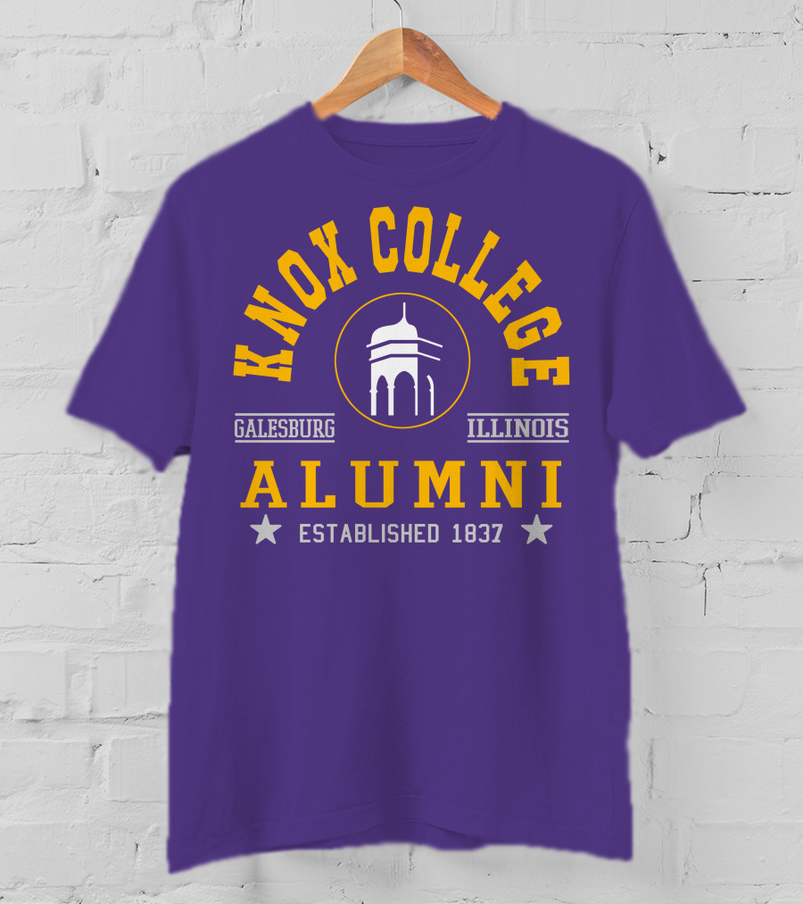 Knox College Alumni Established 1837 Galesburg Illinois T-Shirt