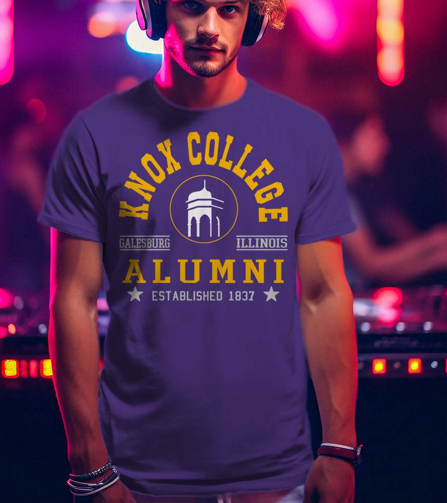 Knox College Alumni Established 1837 Galesburg Illinois T-Shirt
