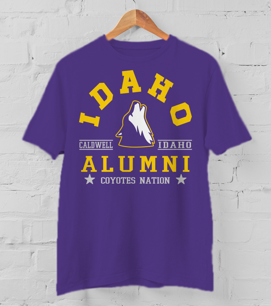 Idaho Alumni Caldwell Coyotes Nation T-Shirt