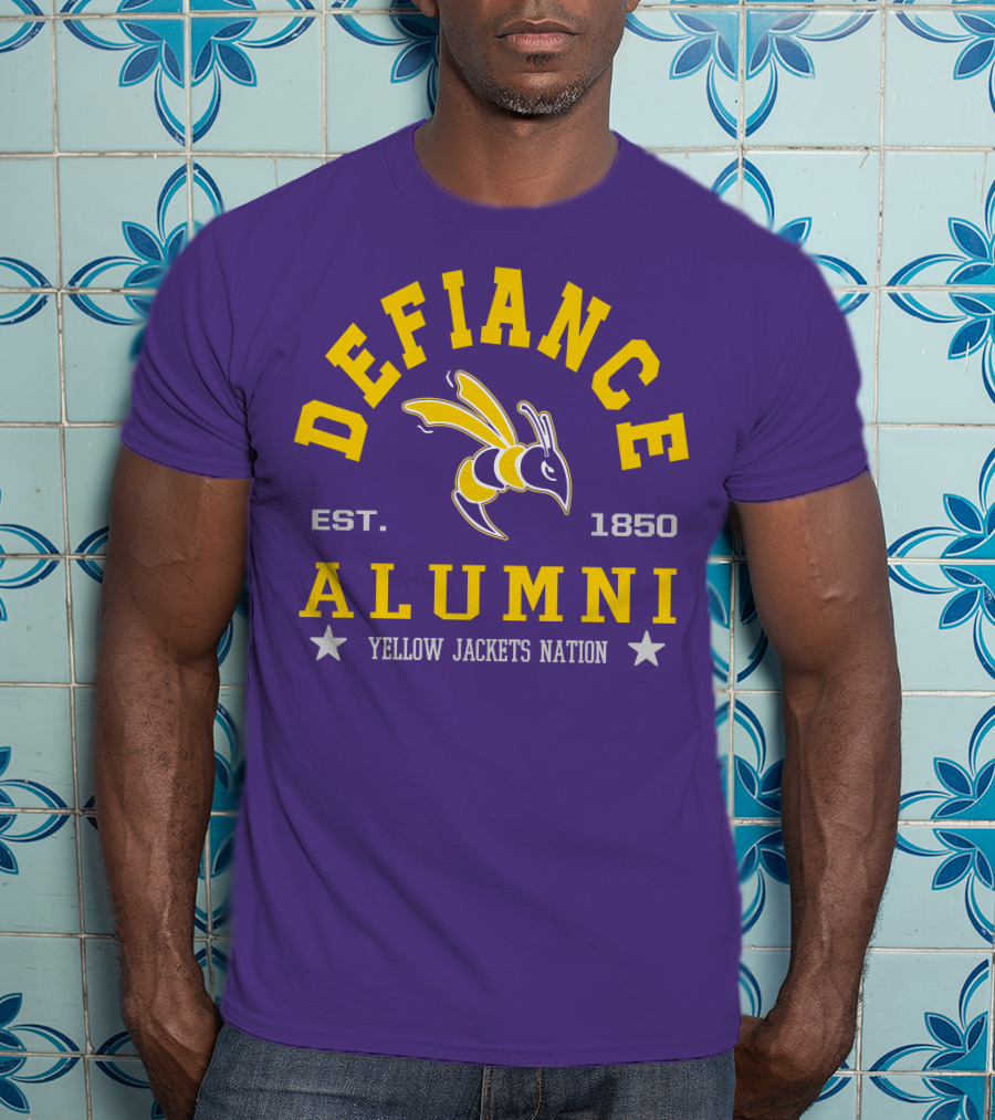 Defiance College Alumni Yellow Jackets Nation Est. 1850 T-Shirt
