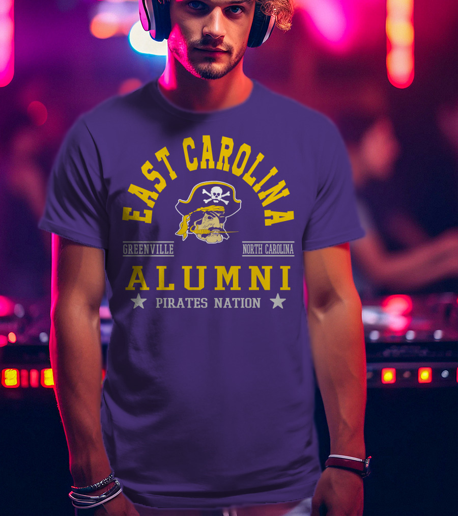 East Carolina Alumni Pirates Nation Greenville North Carolina T-Shirt