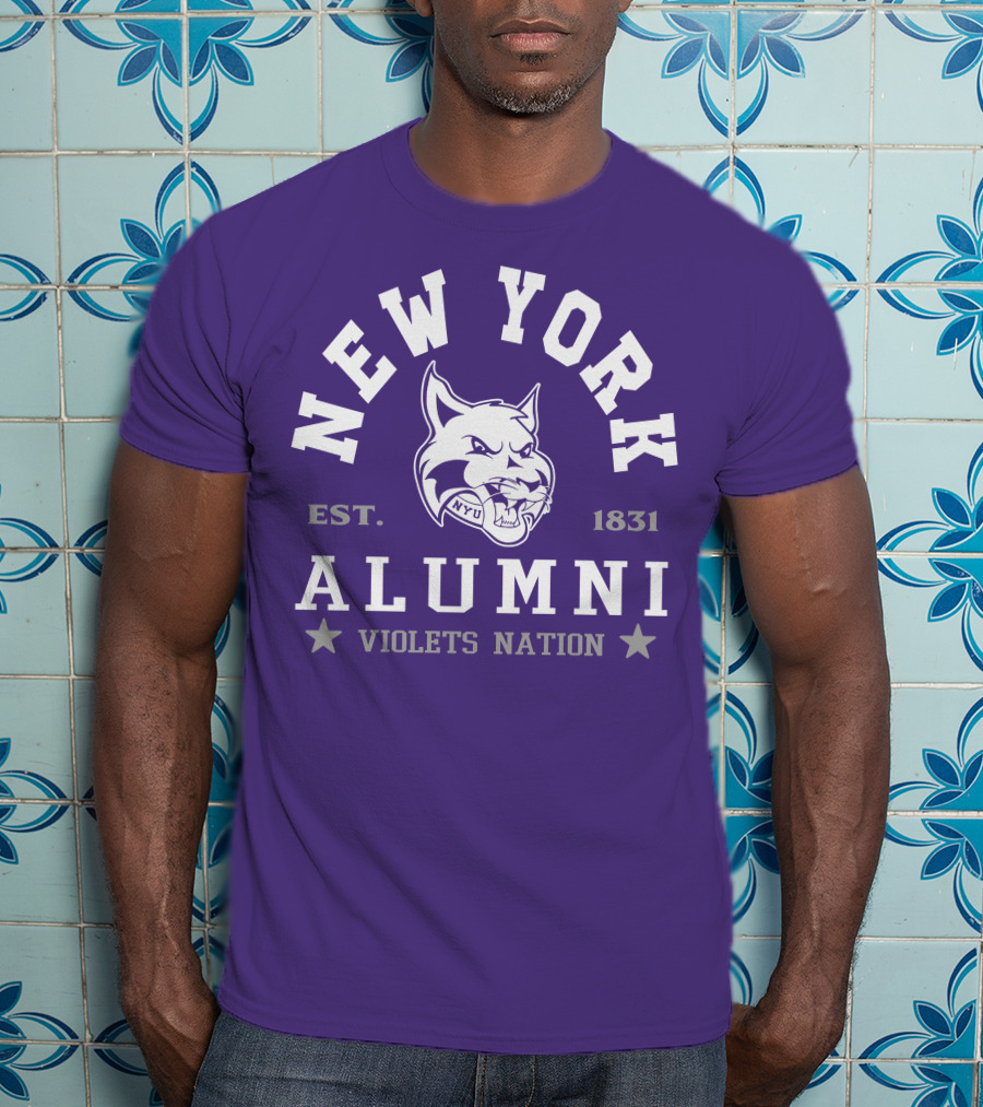 New York Alumni Violets Nation Est. 1831 NYU T-Shirt