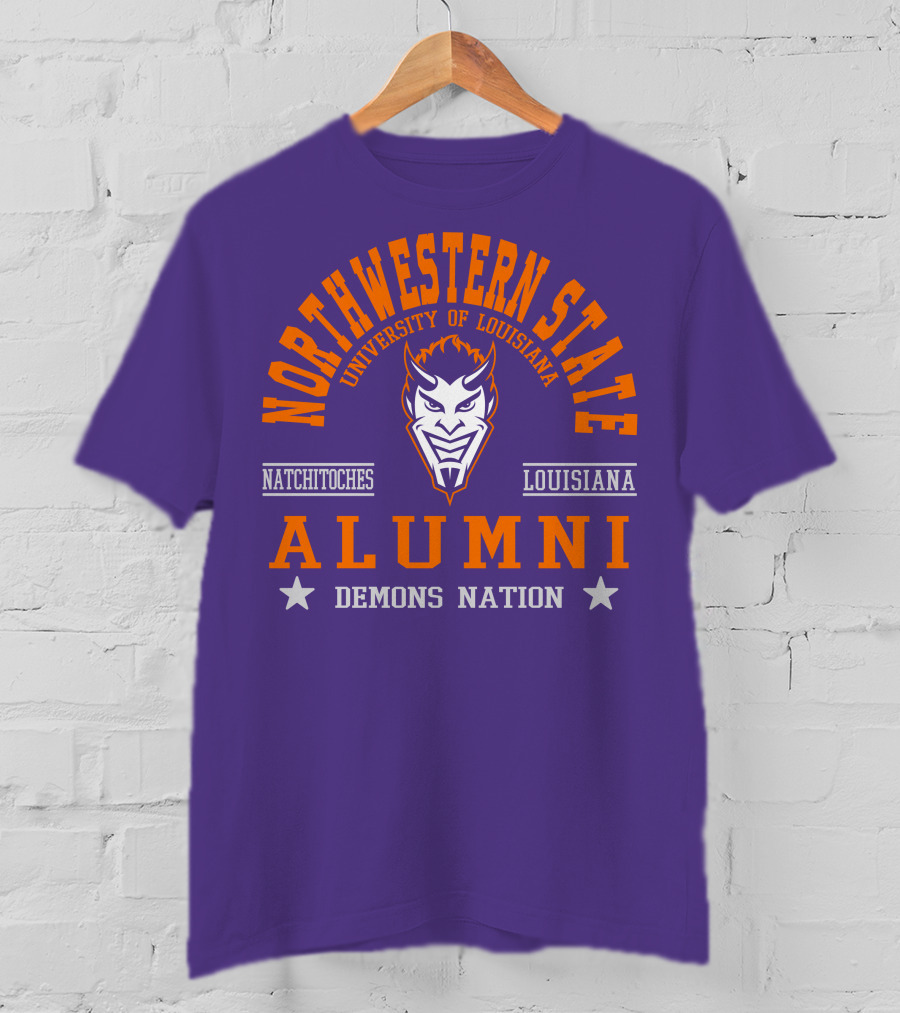 Northwestern State University Of Louisiana Alumni Demons Nation Natchitoches T-Shirt