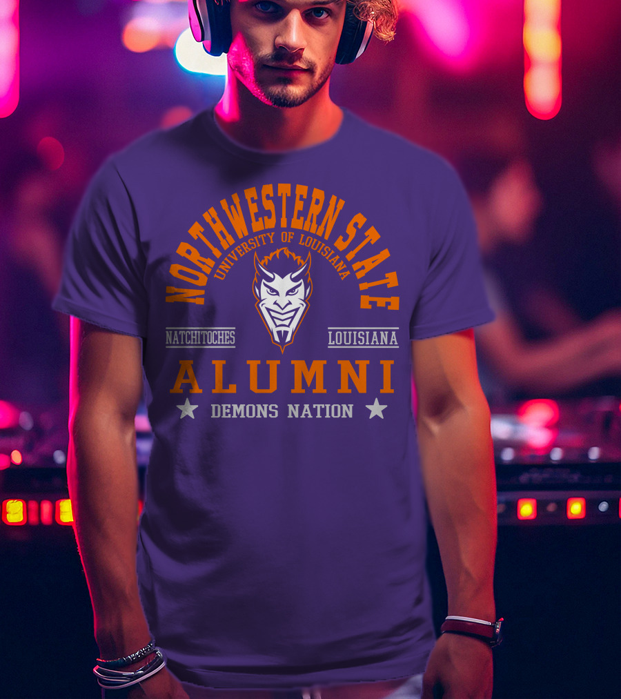Northwestern State University Of Louisiana Alumni Demons Nation Natchitoches T-Shirt