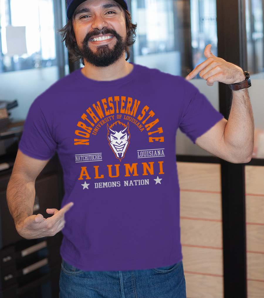 Northwestern State University Of Louisiana Alumni Demons Nation Natchitoches T-Shirt