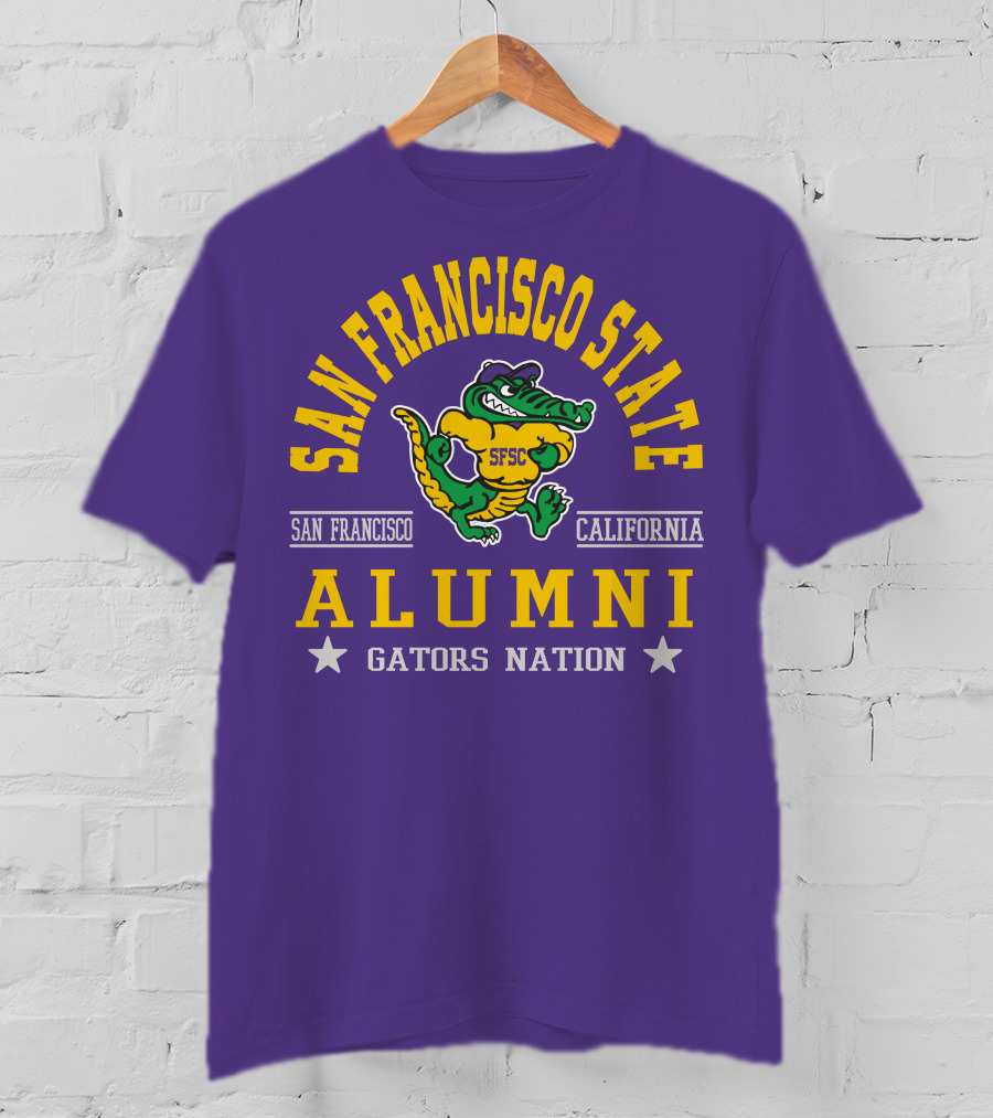 San Francisco State Alumni Gators Nation SFSC California T-Shirt