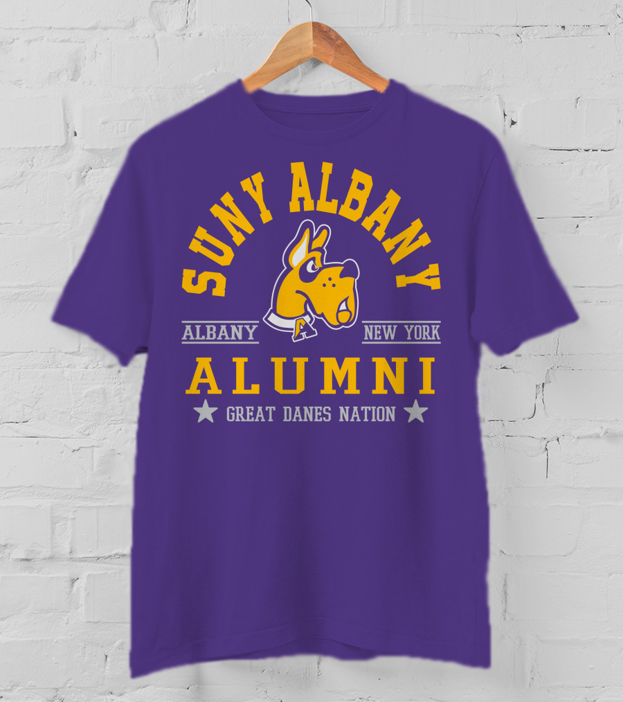 SUNY Albany Alumni Great Danes Nation New York T-Shirt