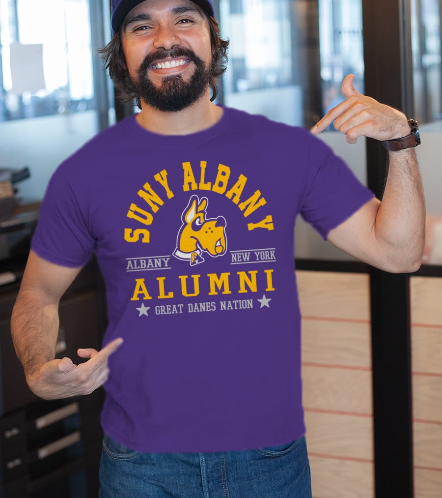 SUNY Albany Alumni Great Danes Nation New York T-Shirt