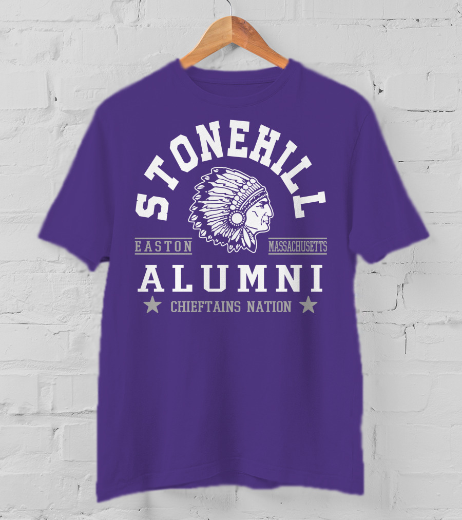 Stonehill Alumni Easton Massachusetts Chieftains Nation T-Shirt