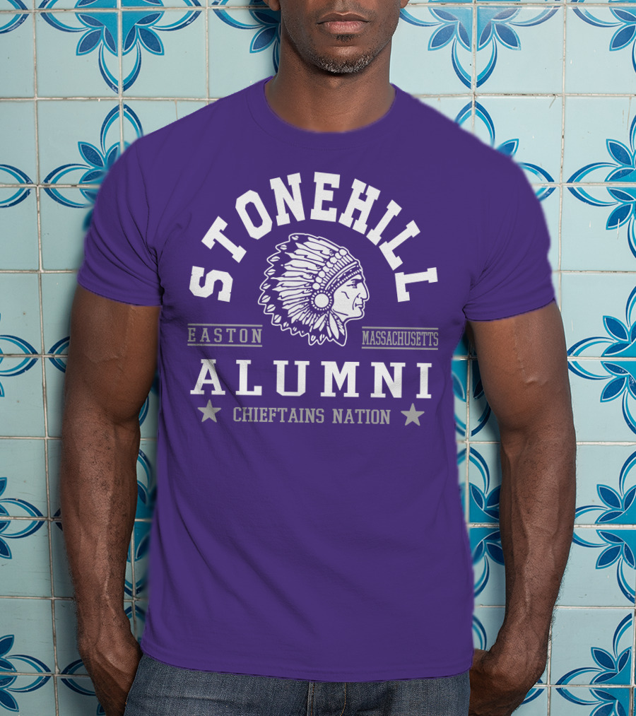 Stonehill Alumni Easton Massachusetts Chieftains Nation T-Shirt