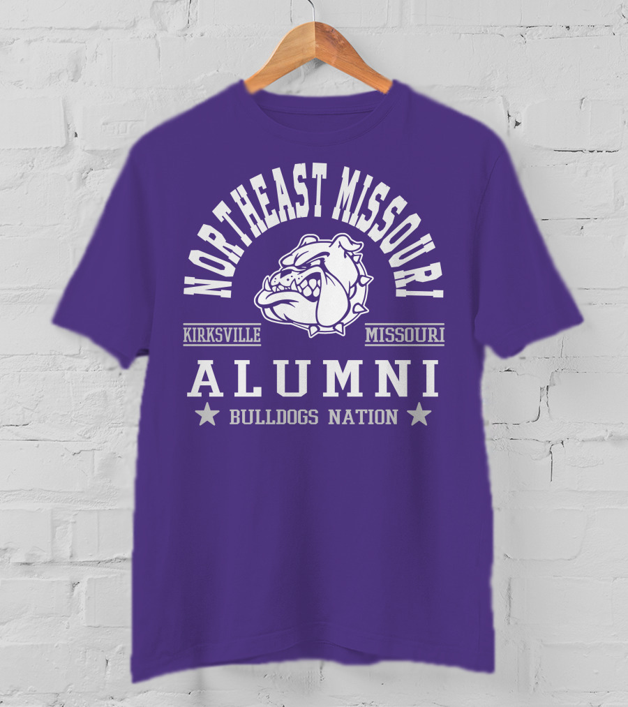 Northeast Missouri Kirksville Alumni Bulldogs Nation T-Shirt