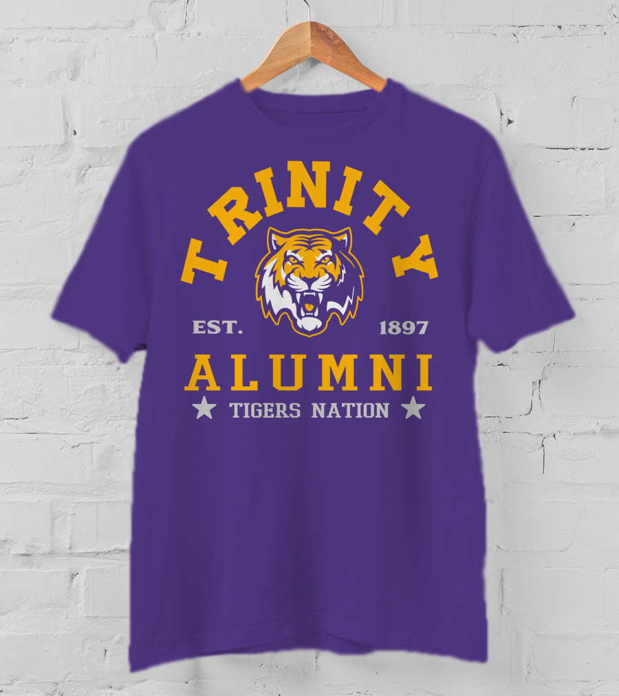 Trinity Alumni Tigers Nation Est. 1897 T-Shirt