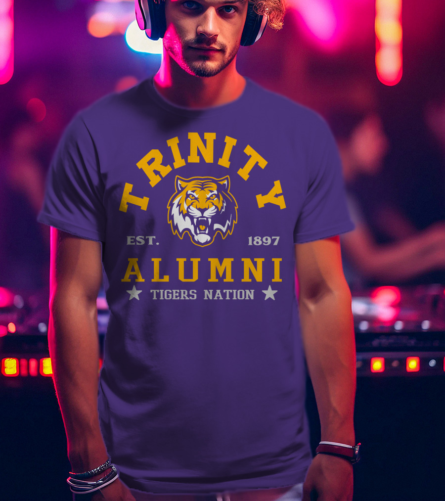 Trinity Alumni Tigers Nation Est. 1897 T-Shirt