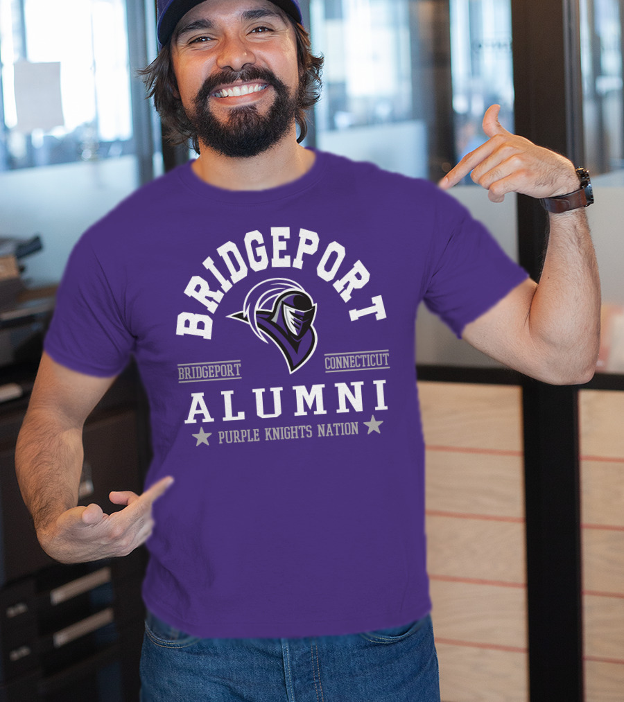 Bridgeport Alumni Purple Knights Nation Connecticut T-Shirt