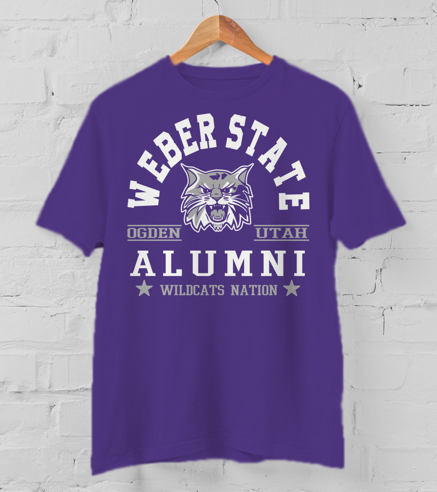 Weber State Alumni Wildcats Nation Ogden Utah T-Shirt