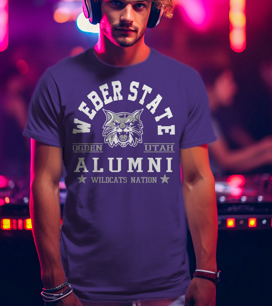 Weber State Alumni Wildcats Nation Ogden Utah T-Shirt