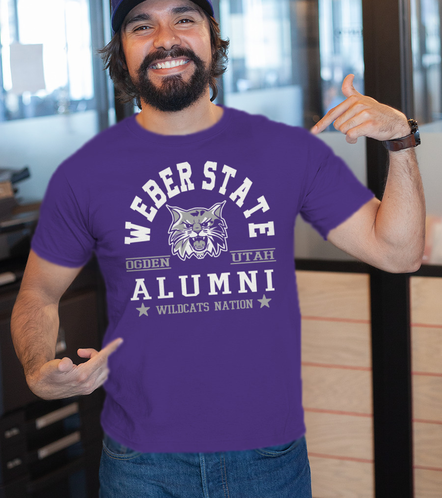 Weber State Alumni Wildcats Nation Ogden Utah T-Shirt
