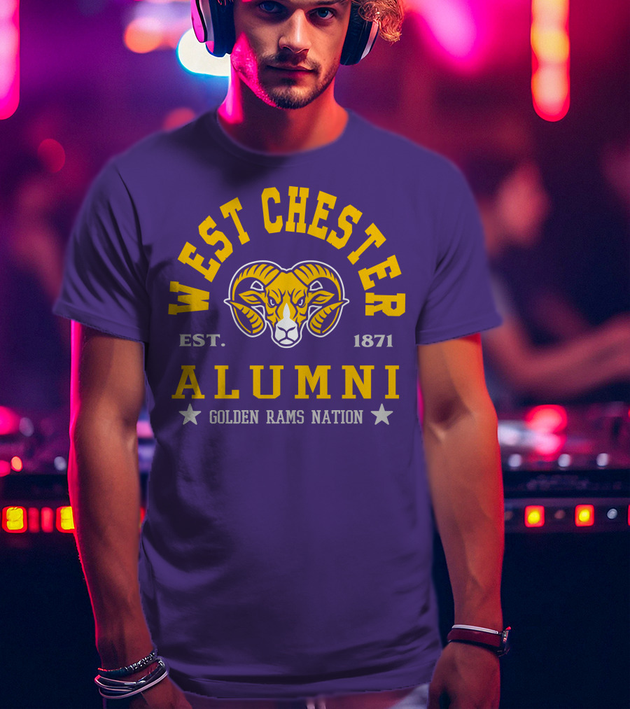 West Chester Alumni Est. 1871 Golden Rams Nation T-Shirt