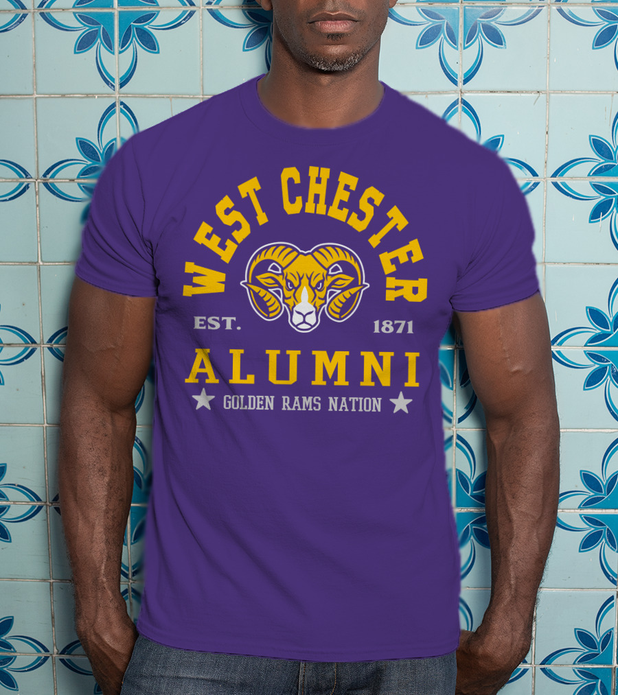West Chester Alumni Est. 1871 Golden Rams Nation T-Shirt