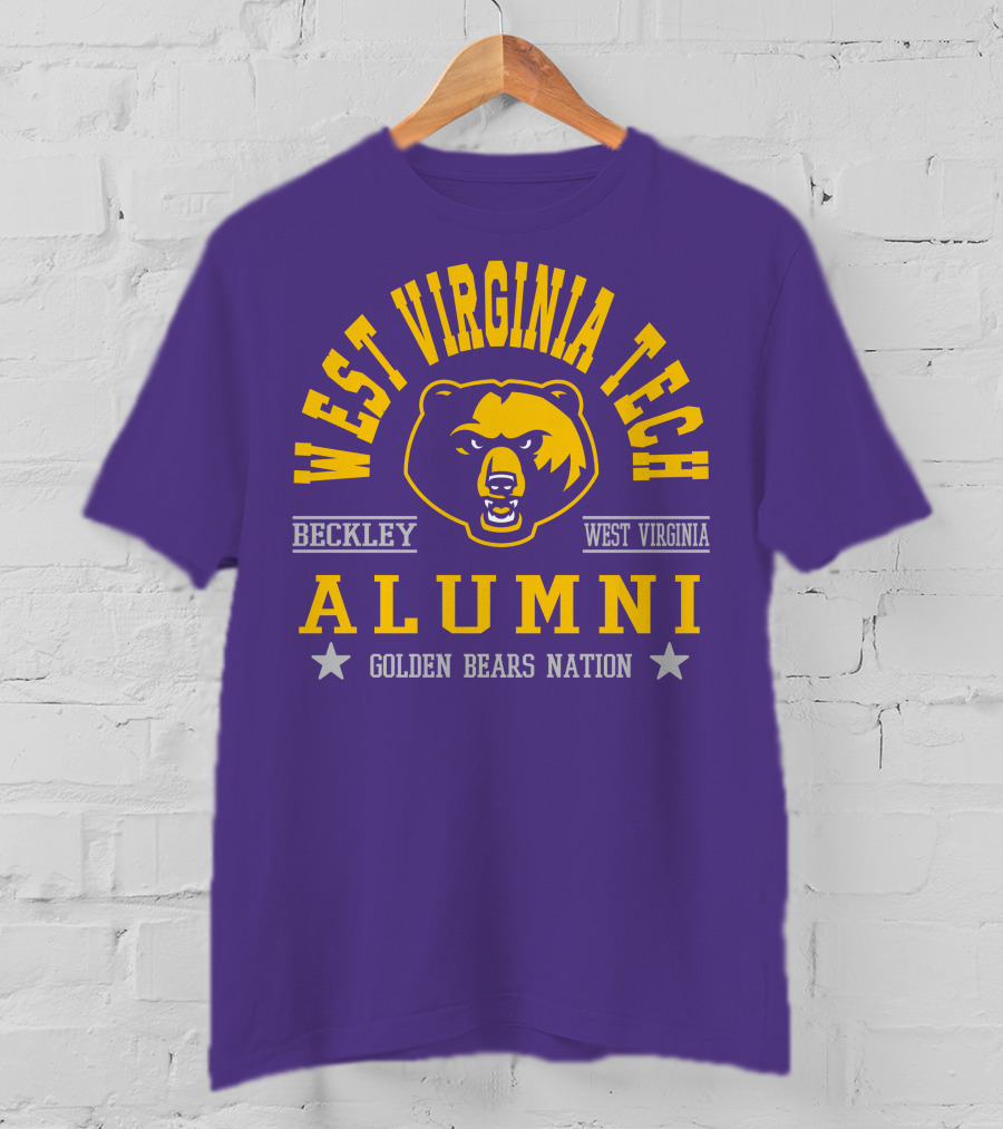 West Virginia Tech Alumni Beckley Golden Bears Nation T-Shirt