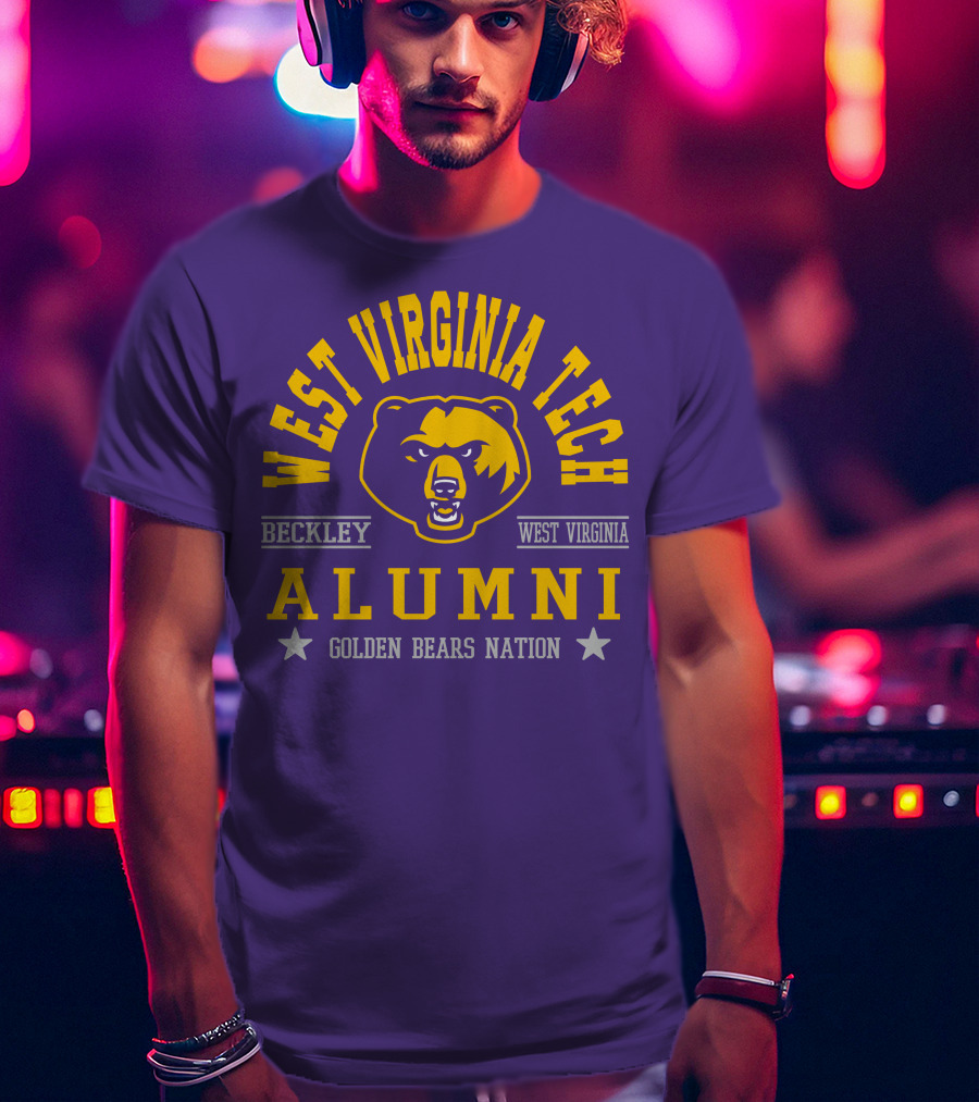 West Virginia Tech Alumni Beckley Golden Bears Nation T-Shirt